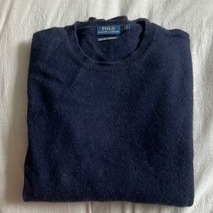 Ralph Lauren navy cashmere sweater